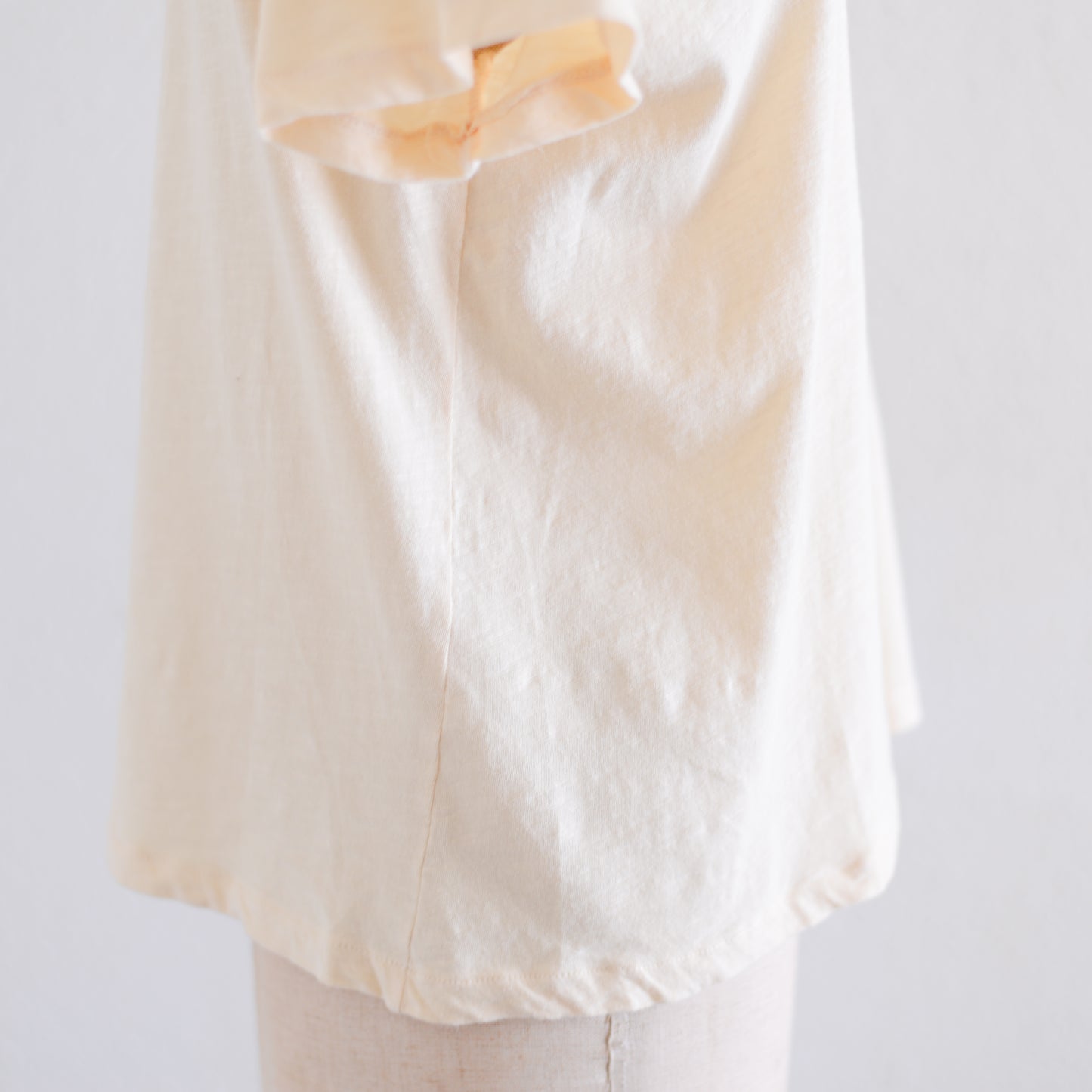 ソフトコットンショートスリーブTシャツ Yellow