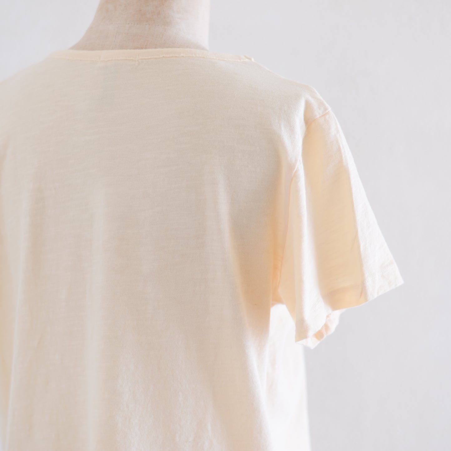 ソフトコットンショートスリーブTシャツ Yellow