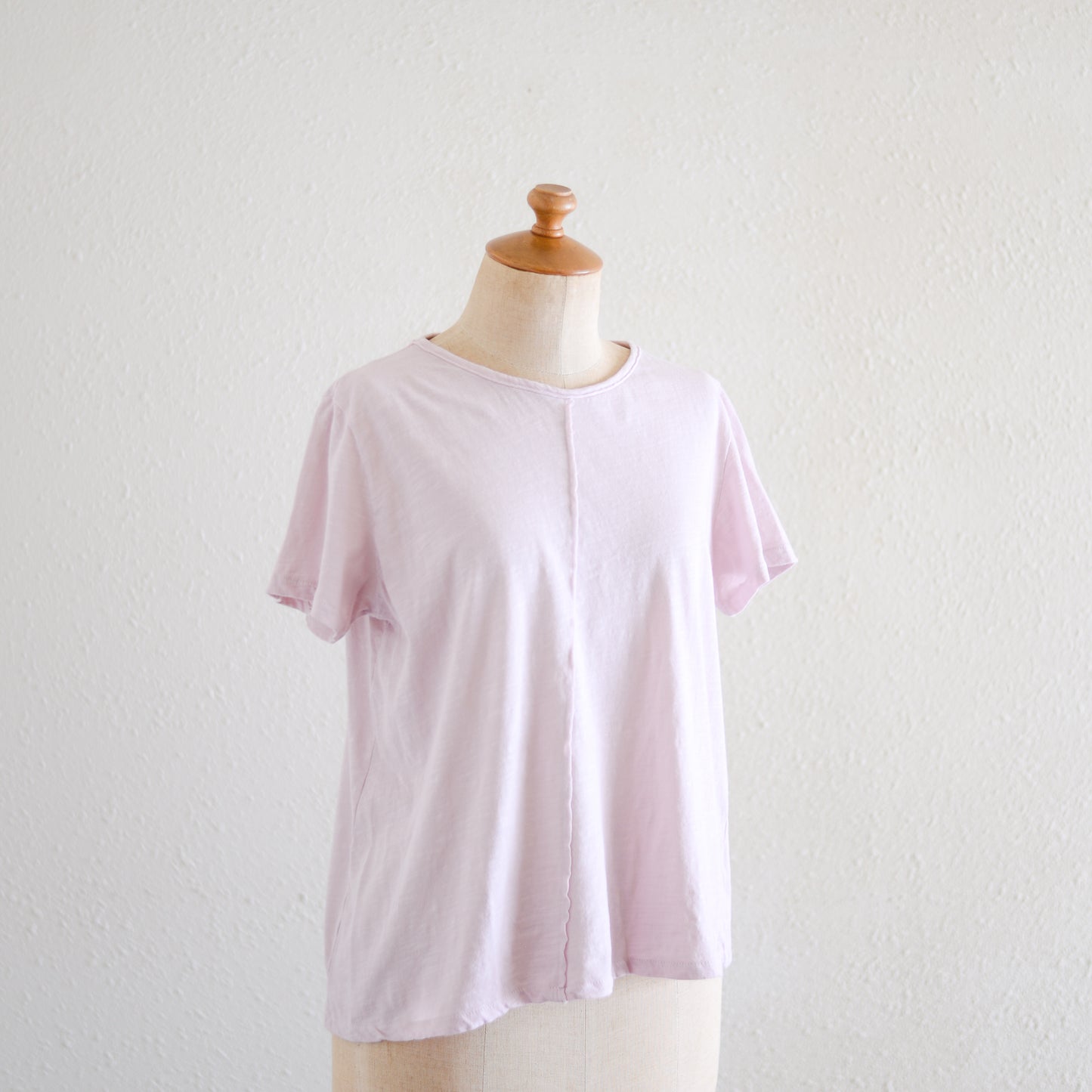 ソフトコットンショートスリーブTシャツ Pink