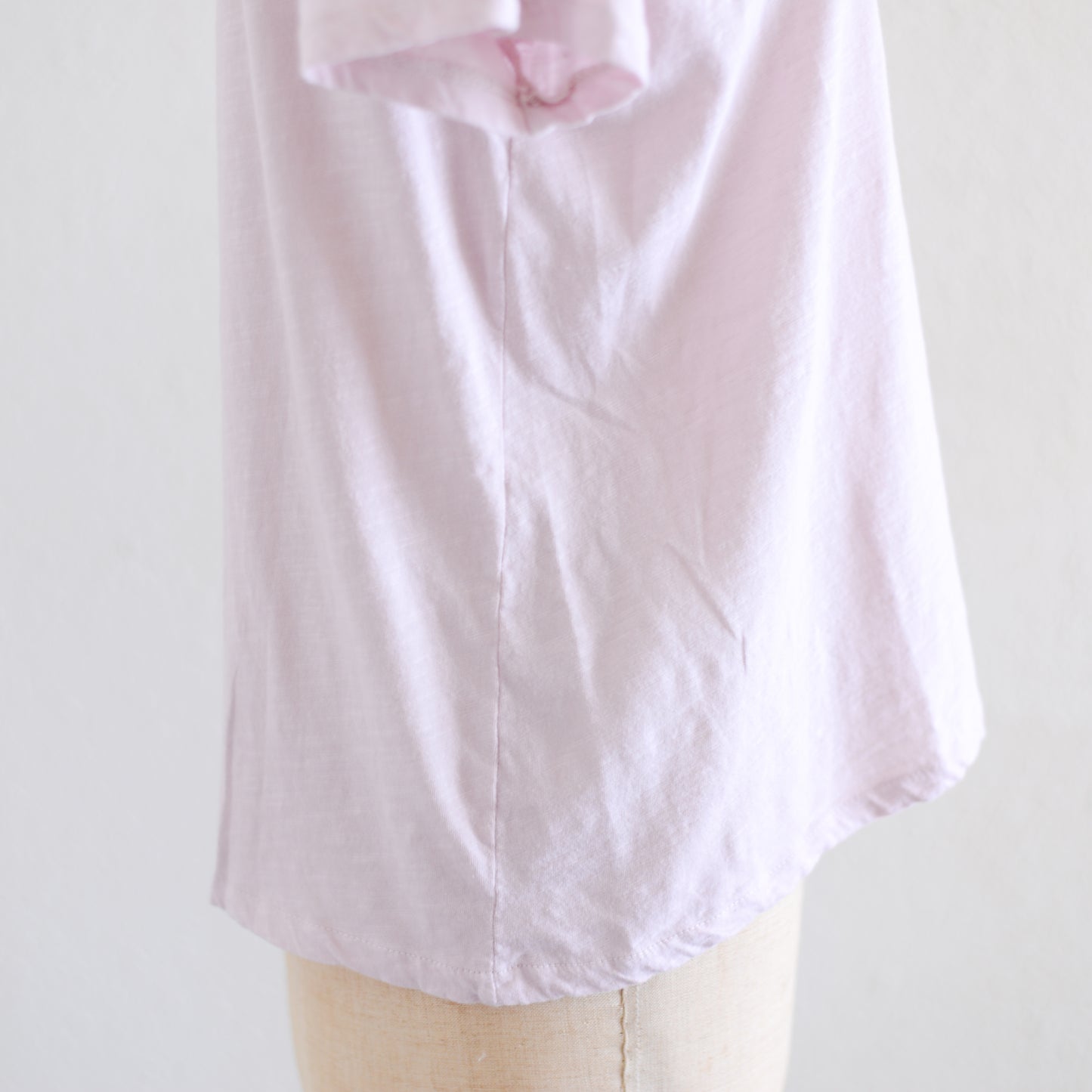 ソフトコットンショートスリーブTシャツ Pink