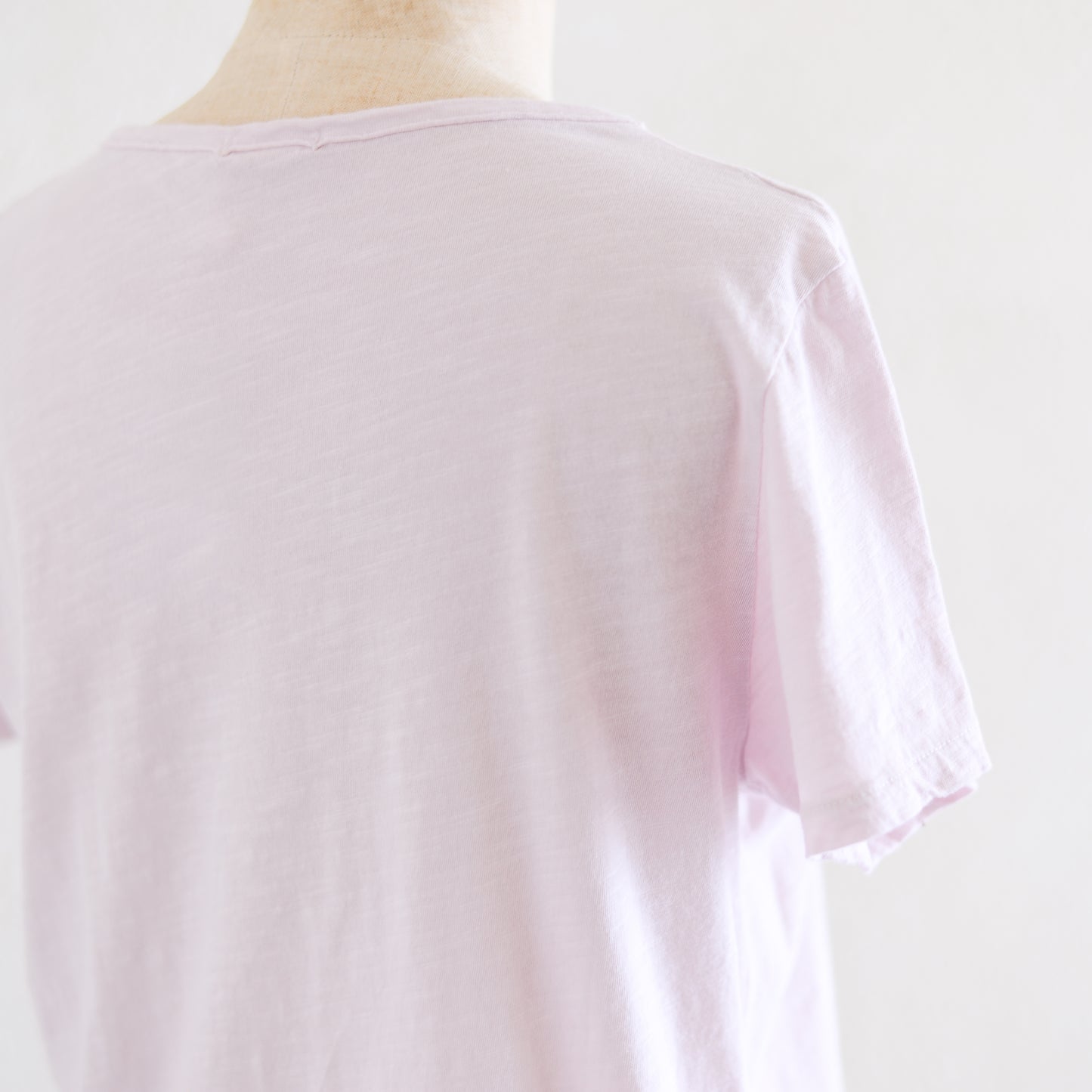 ソフトコットンショートスリーブTシャツ Pink