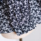 Cotton Cupra Flower Blouse Black