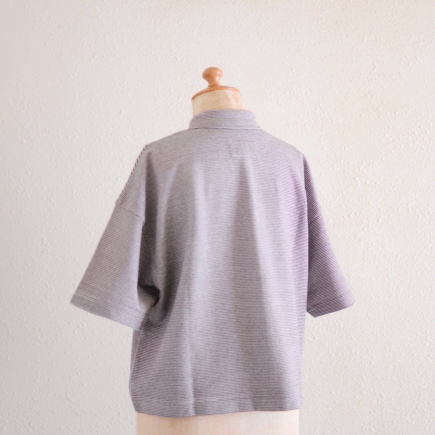 コットン鹿子ショートスリーブカーディガン Brown