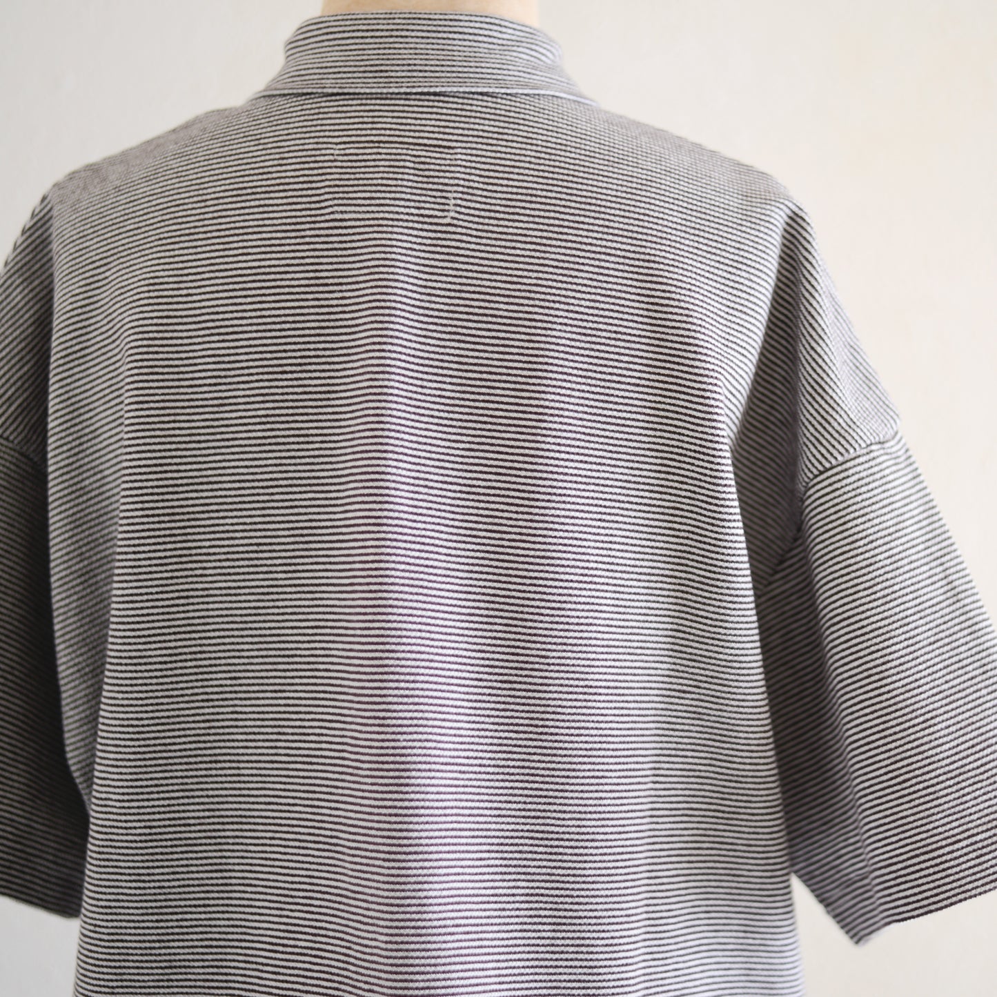 コットン鹿子ショートスリーブカーディガン Brown