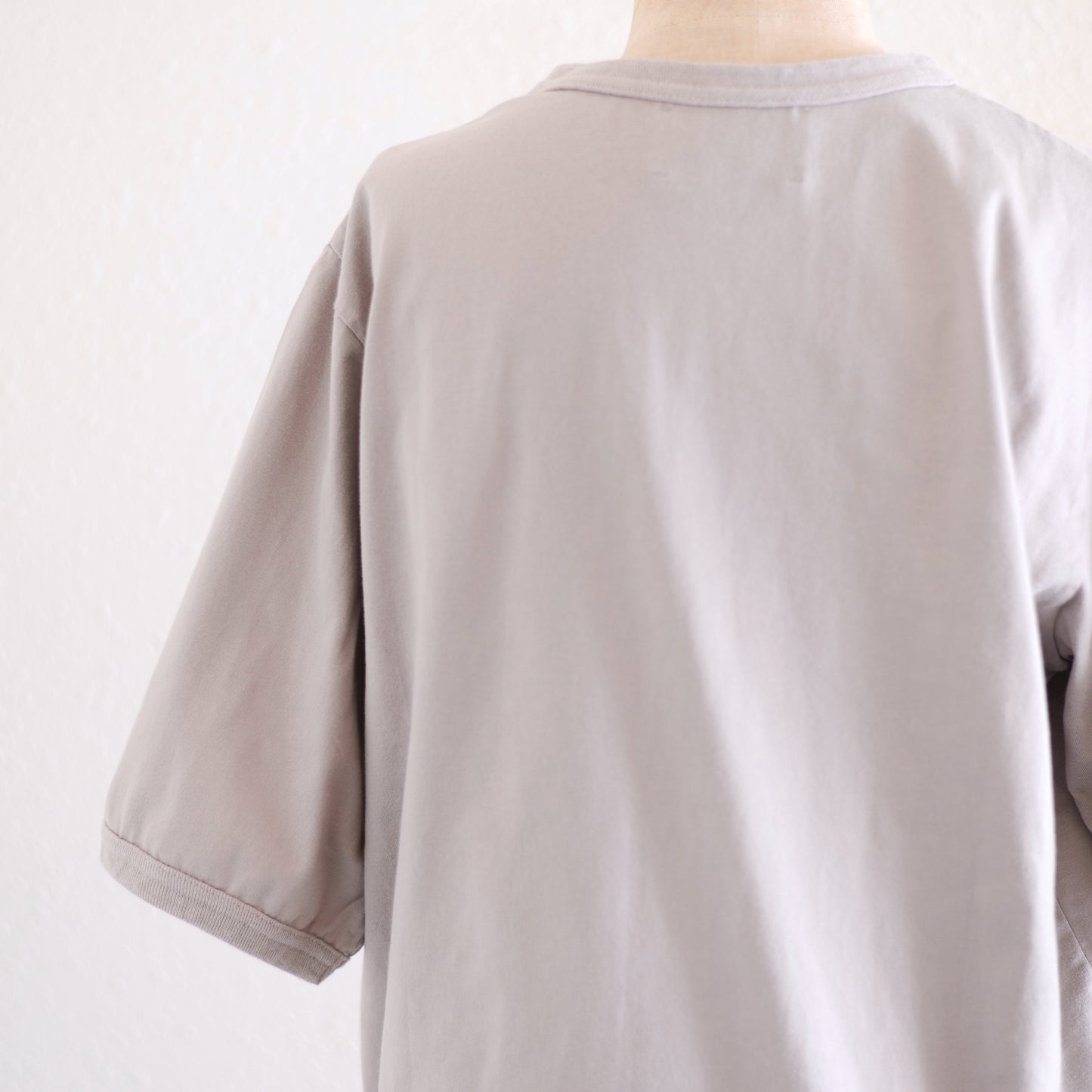 ソフトコットンシンプルプルオーバー Grayge
