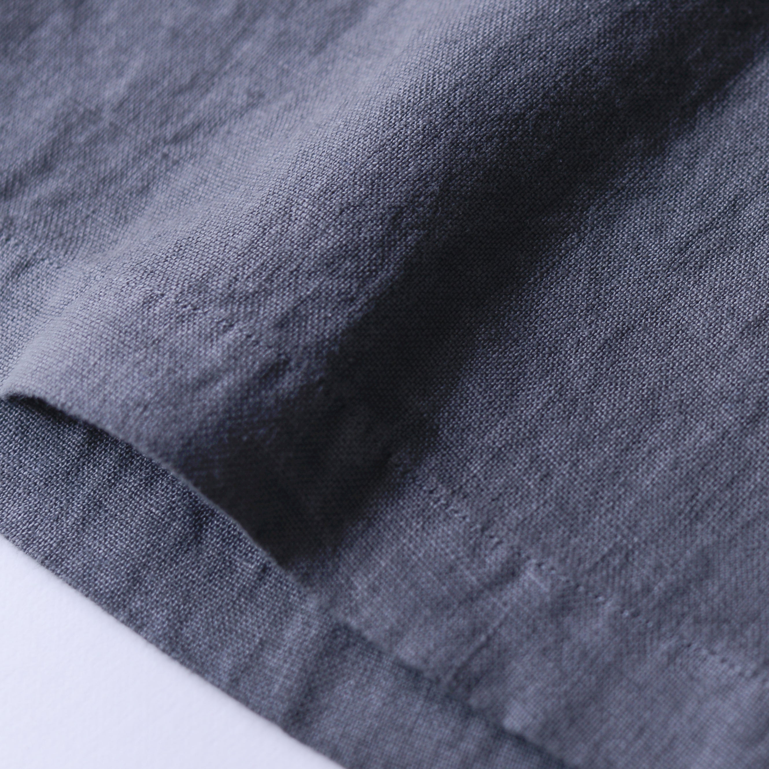 リネンボートネックスリーブレスプルオーバー Charcoal Gray – MAR