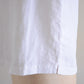 リネンボートネックスリーブレスプルオーバー White
