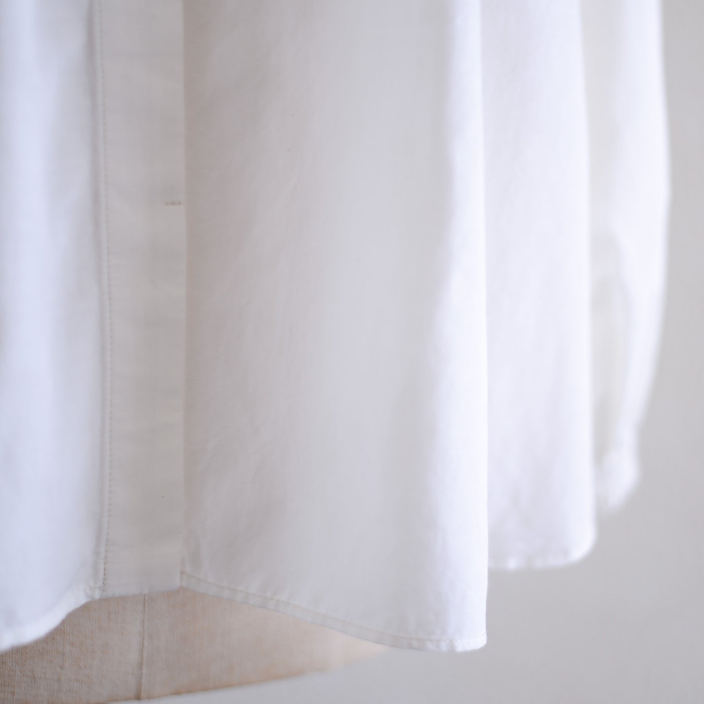 コットンキュプラウールピンタック2ウェイブラウス