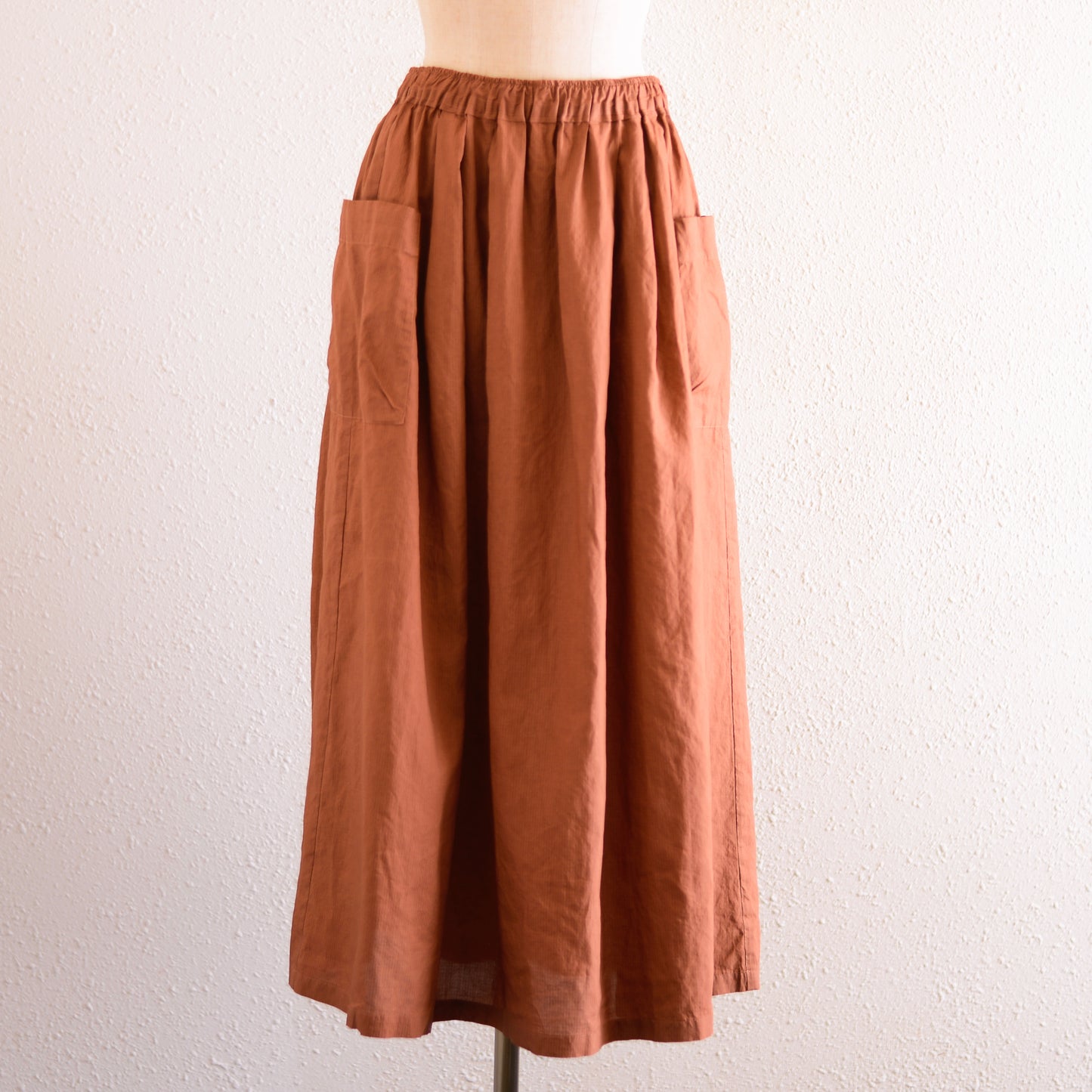 コットンマチポケットスカート Brown