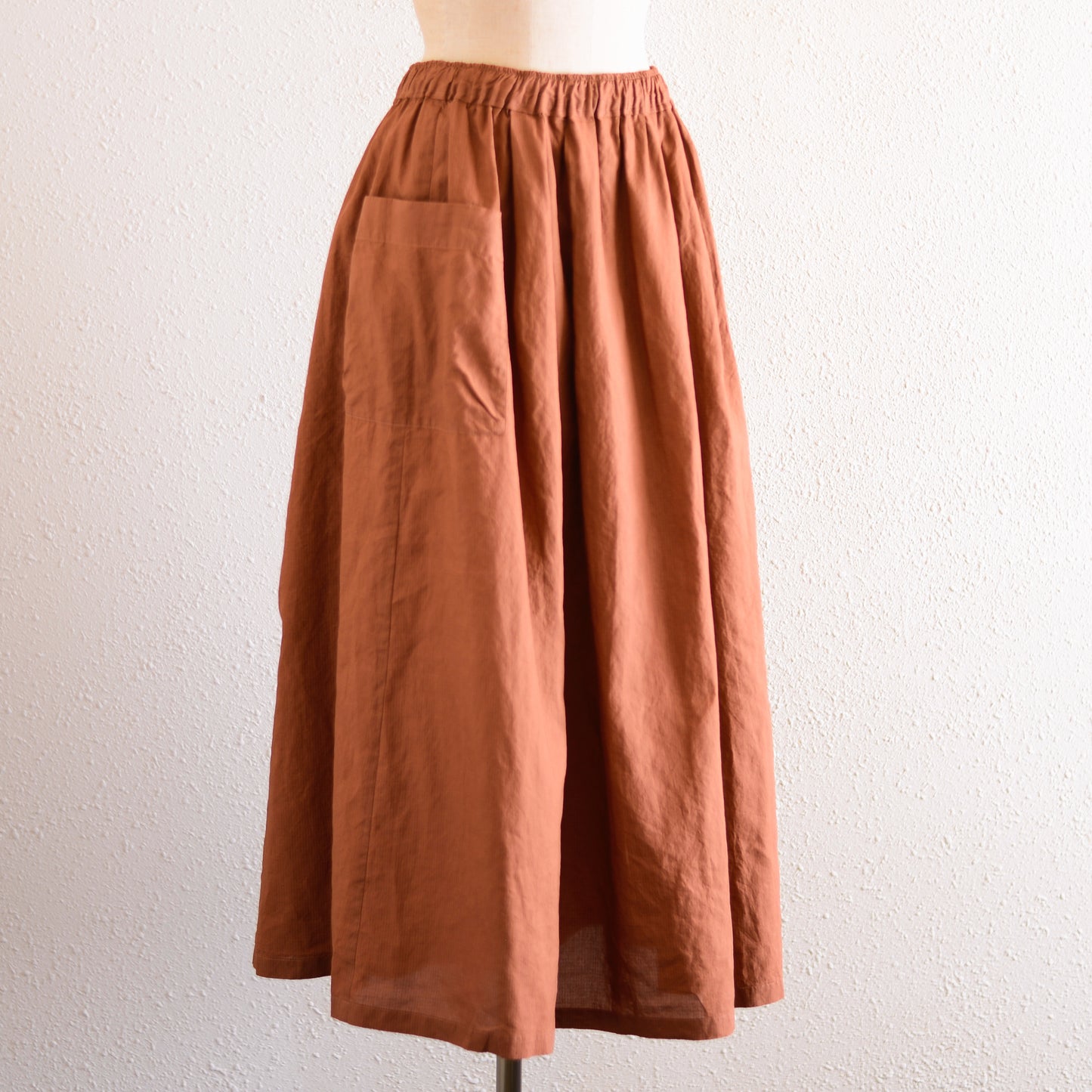 コットンマチポケットスカート Brown