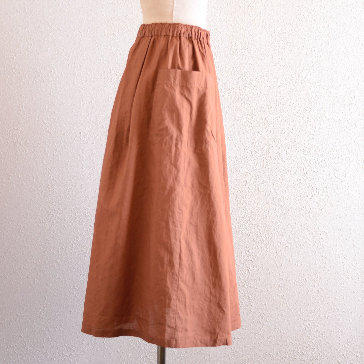 コットンマチポケットスカート Brown