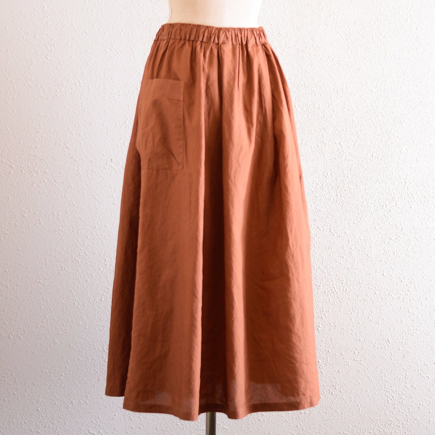 コットンマチポケットスカート Brown