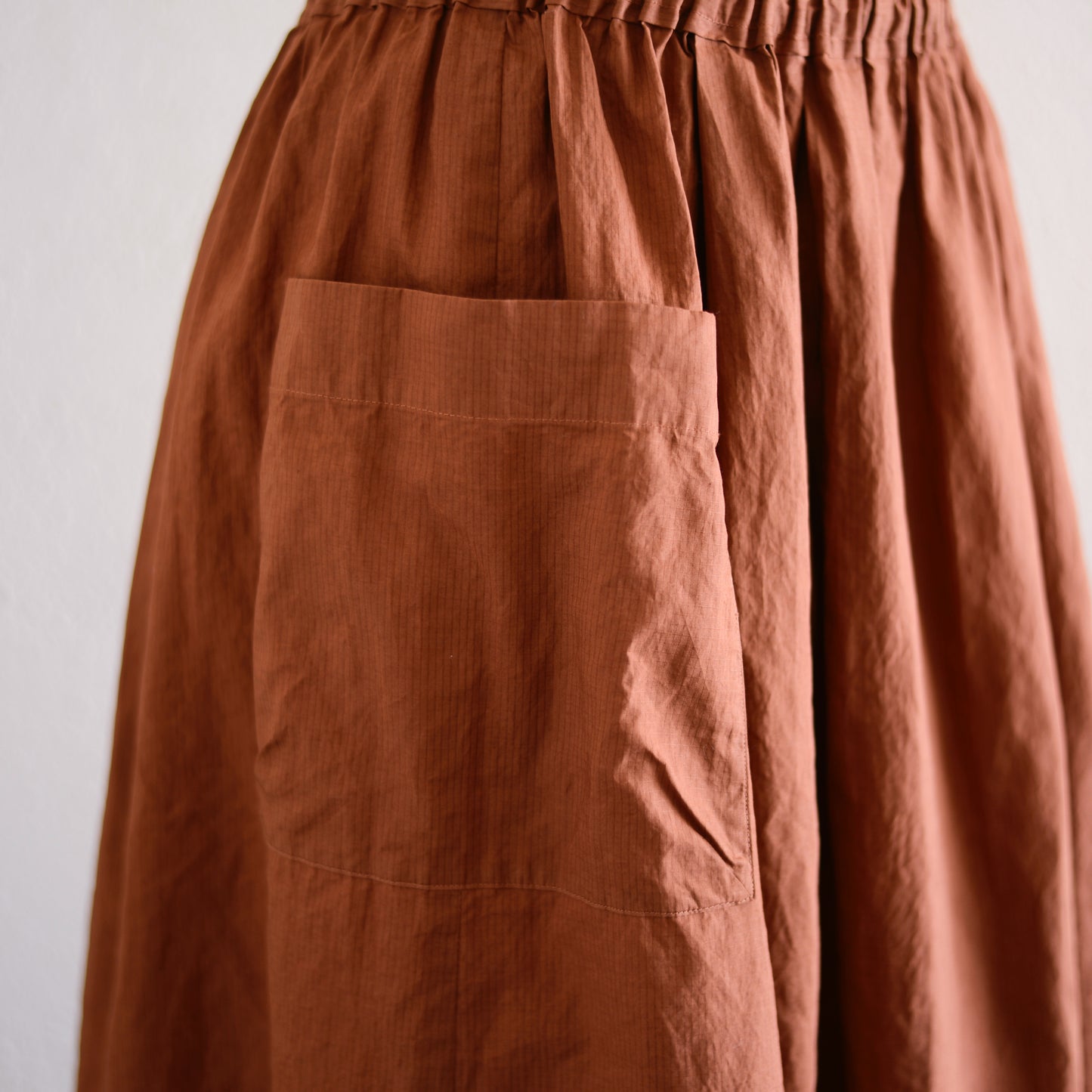 コットンマチポケットスカート Brown