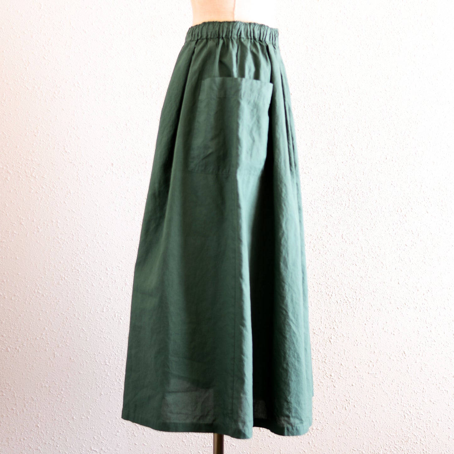 コットンマチポケットスカート Green