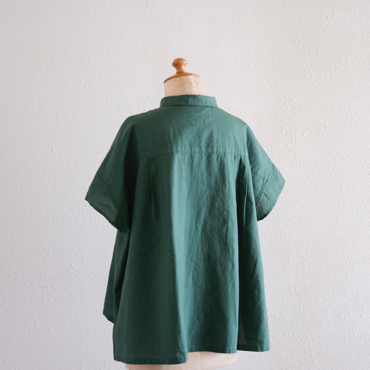 オーガニックコットンプチカラーシャツ Green