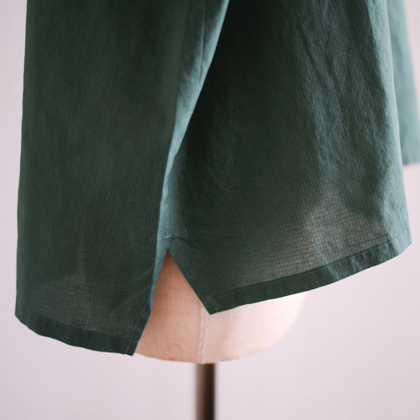 オーガニックコットンプチカラーシャツ Green