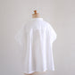 オーガニックコットンプチカラーシャツ Off White