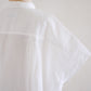 オーガニックコットンプチカラーシャツ Off White