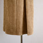 コットンコーデュロイVネックジャンパースカート Beige