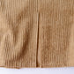 コットンコーデュロイVネックジャンパースカート Beige