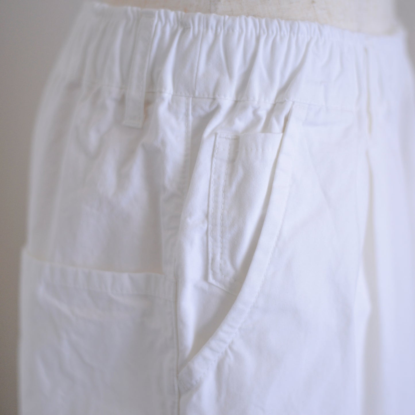 コットン５ポケットバレルパンツ Off White