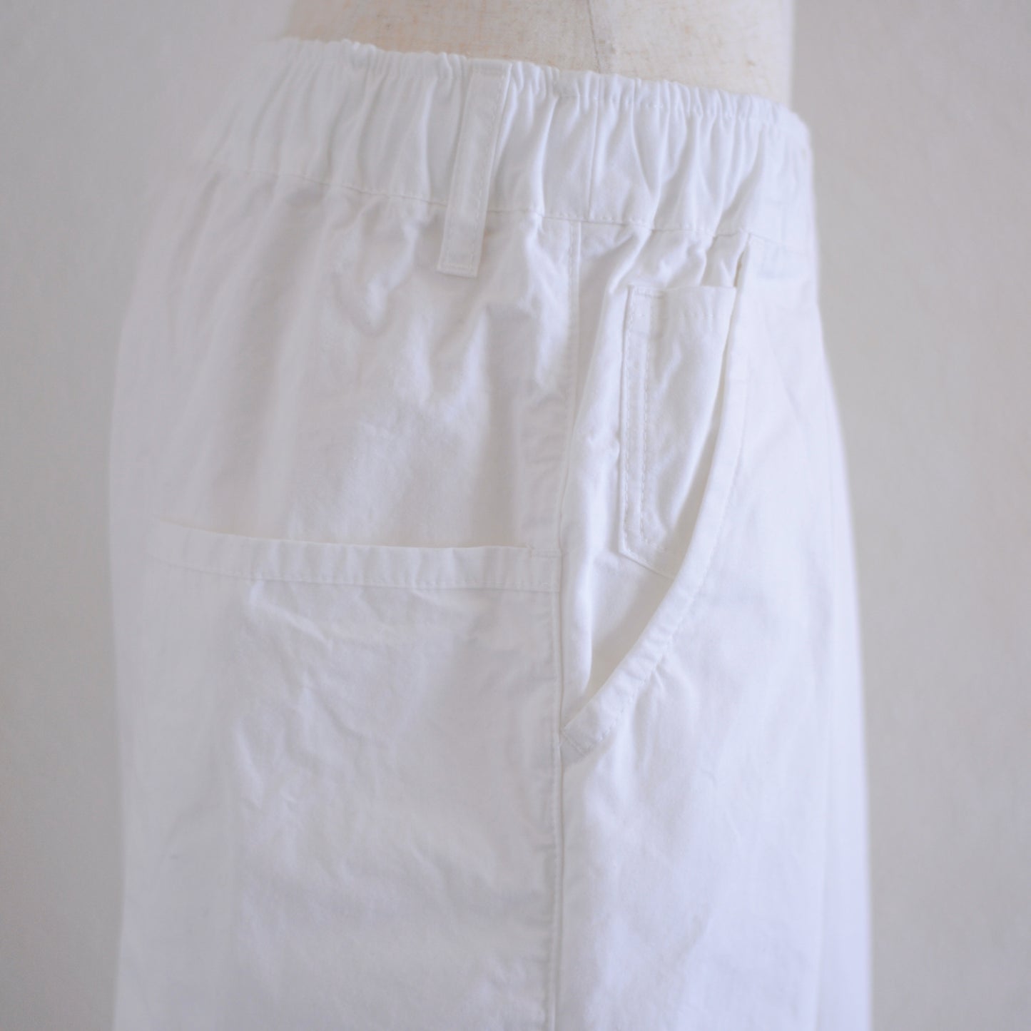 コットン５ポケットバレルパンツ Off White