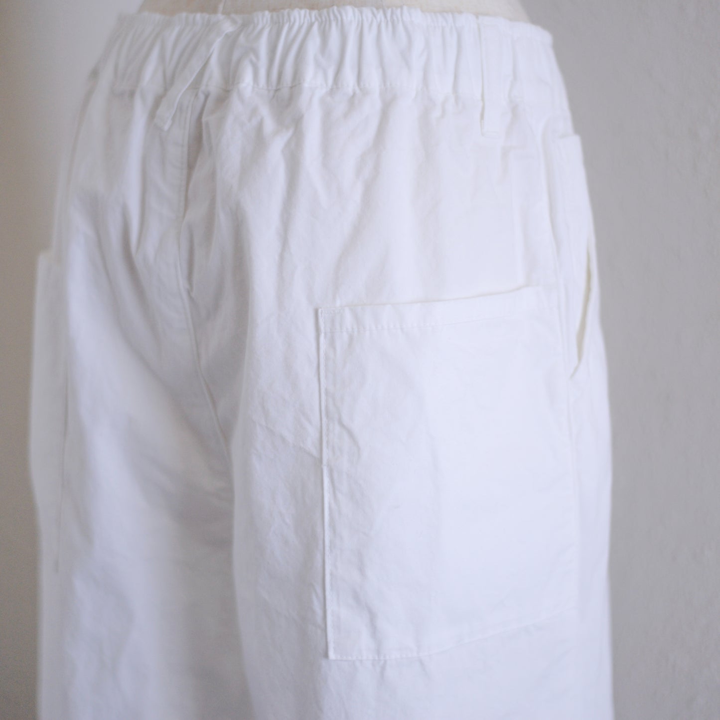 コットン５ポケットバレルパンツ Off White