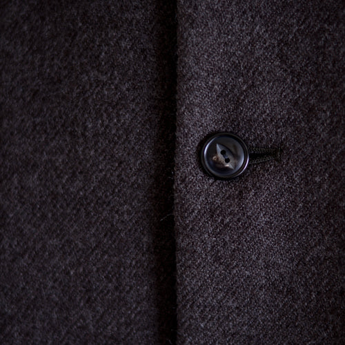 ソフトウールロングコート Brown