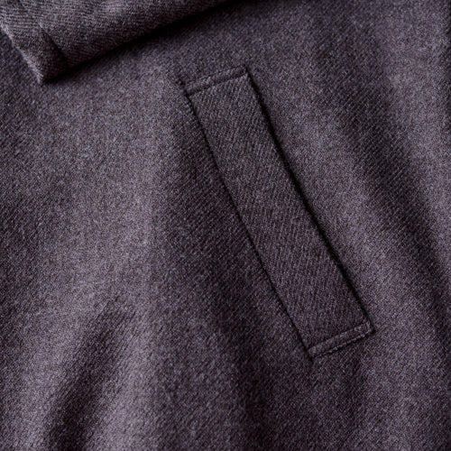 ソフトウールロングコート Brown