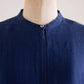 リネンジップアップジャケット Navy