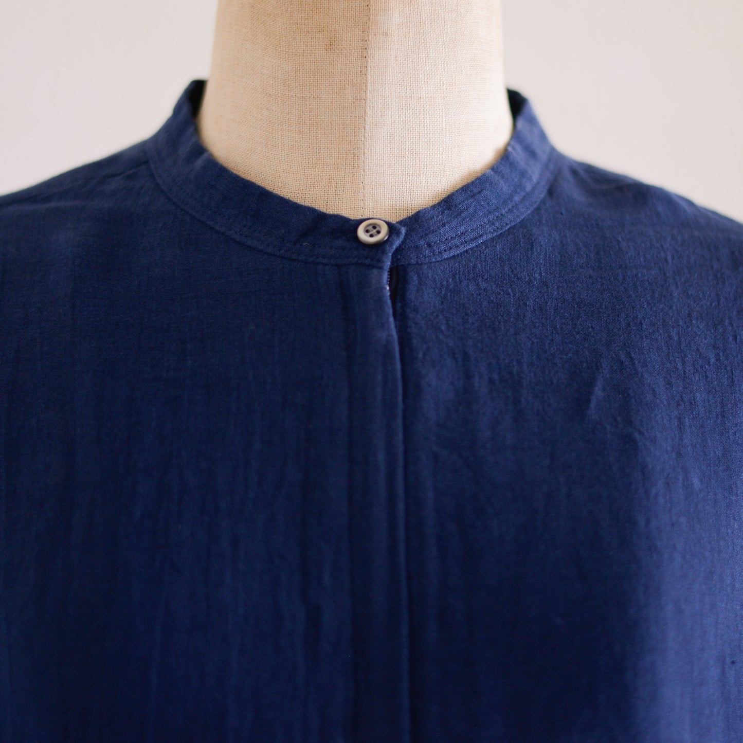 リネンジップアップジャケット Navy