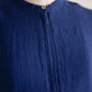 リネンジップアップジャケット Navy
