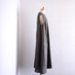 リネンスリーブレスロングワンピース Charcoal Gray