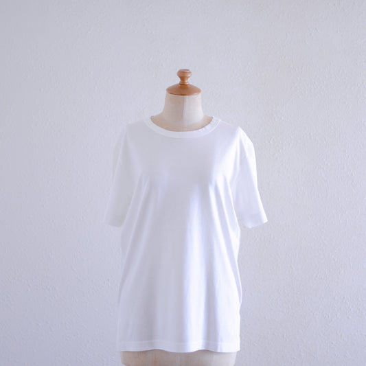 レーヨンオーガニックコットンTシャツ Off White