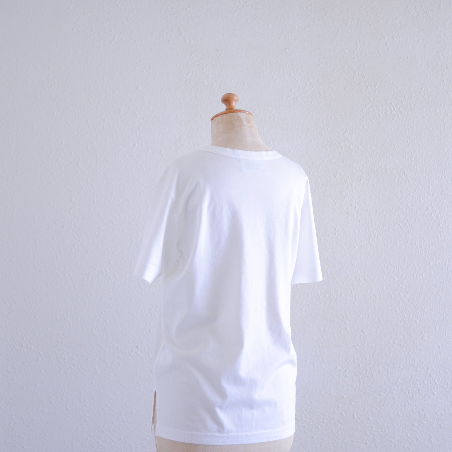 レーヨンオーガニックコットンTシャツ Off White
