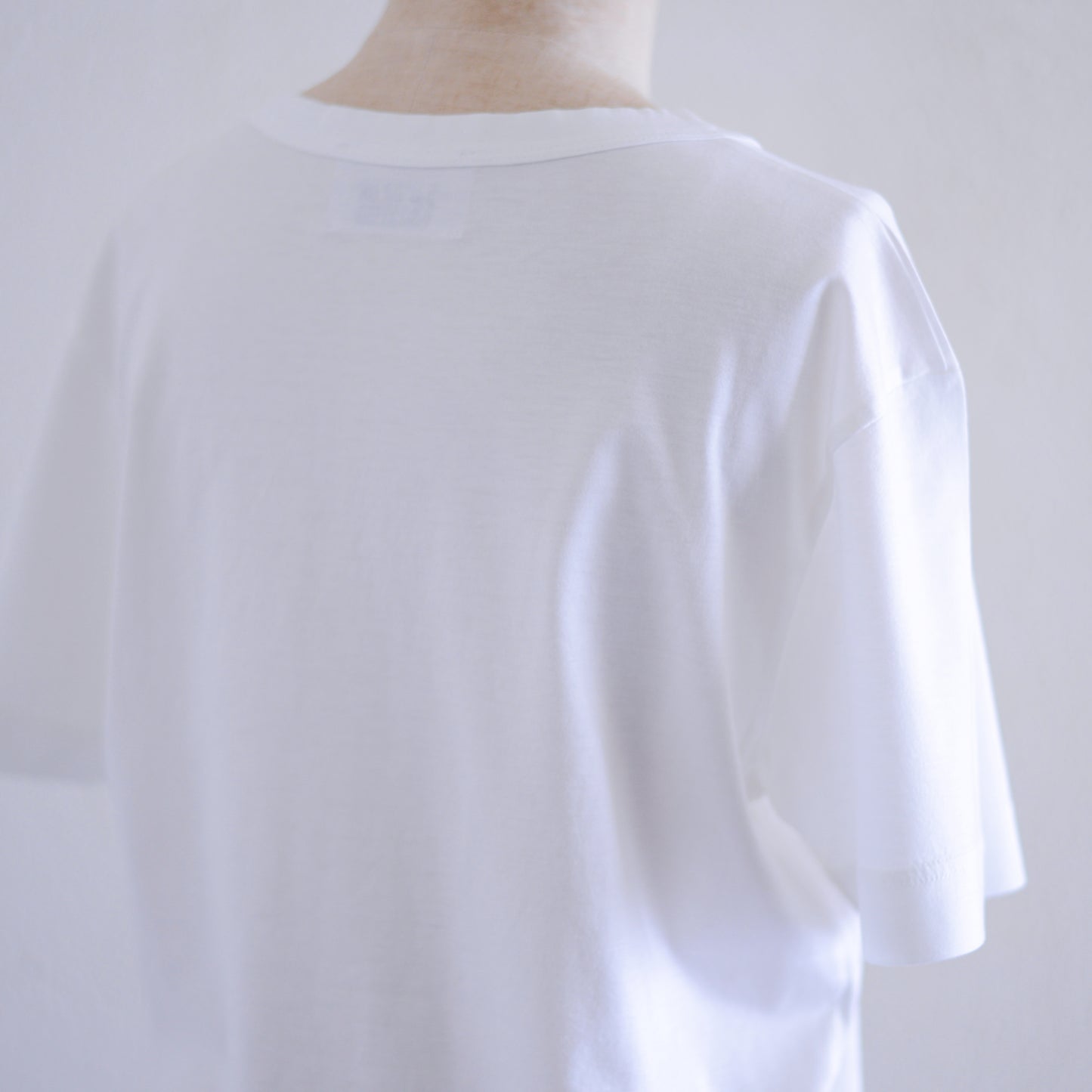 レーヨンオーガニックコットンTシャツ Off White