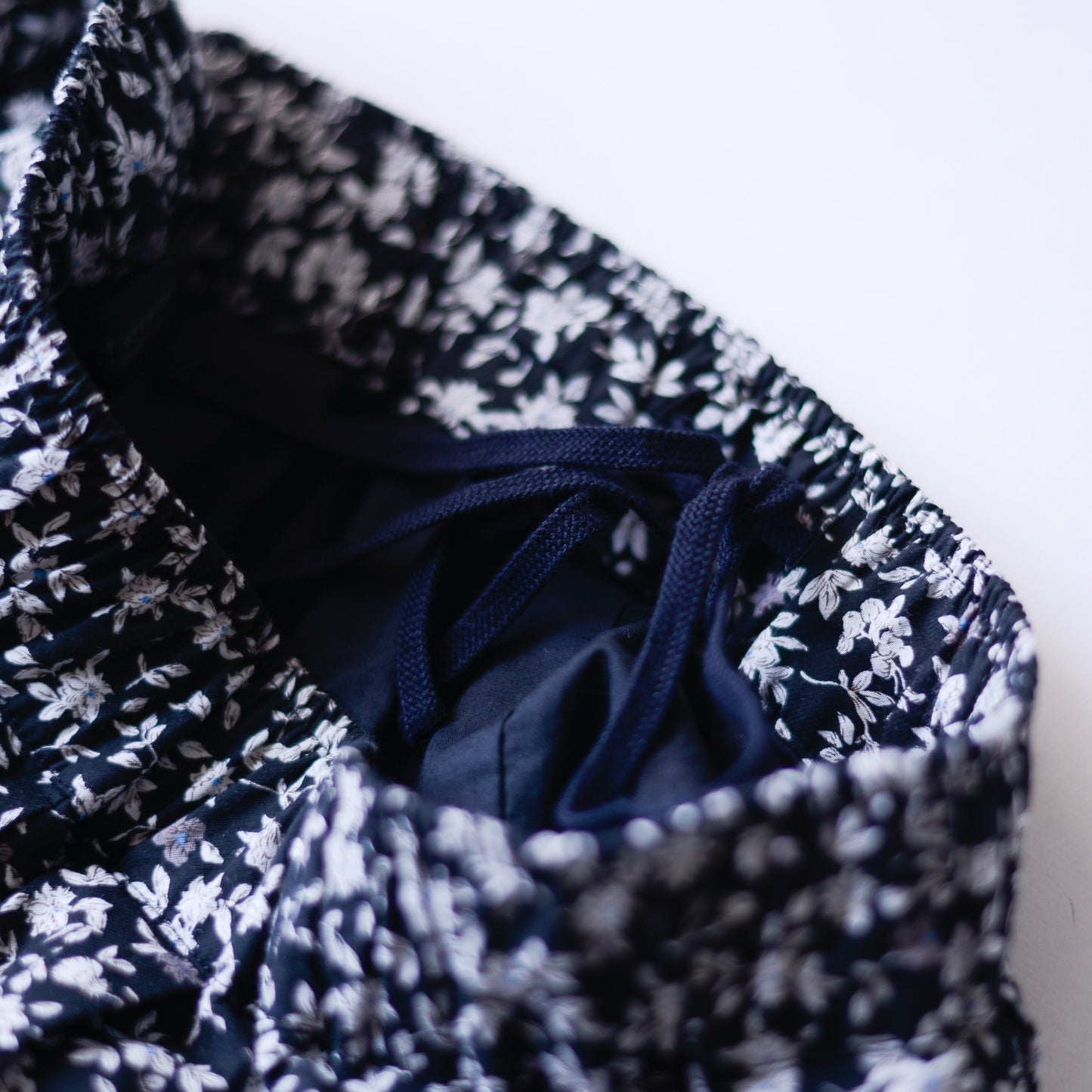 コットンキュプラフラワースカート Black