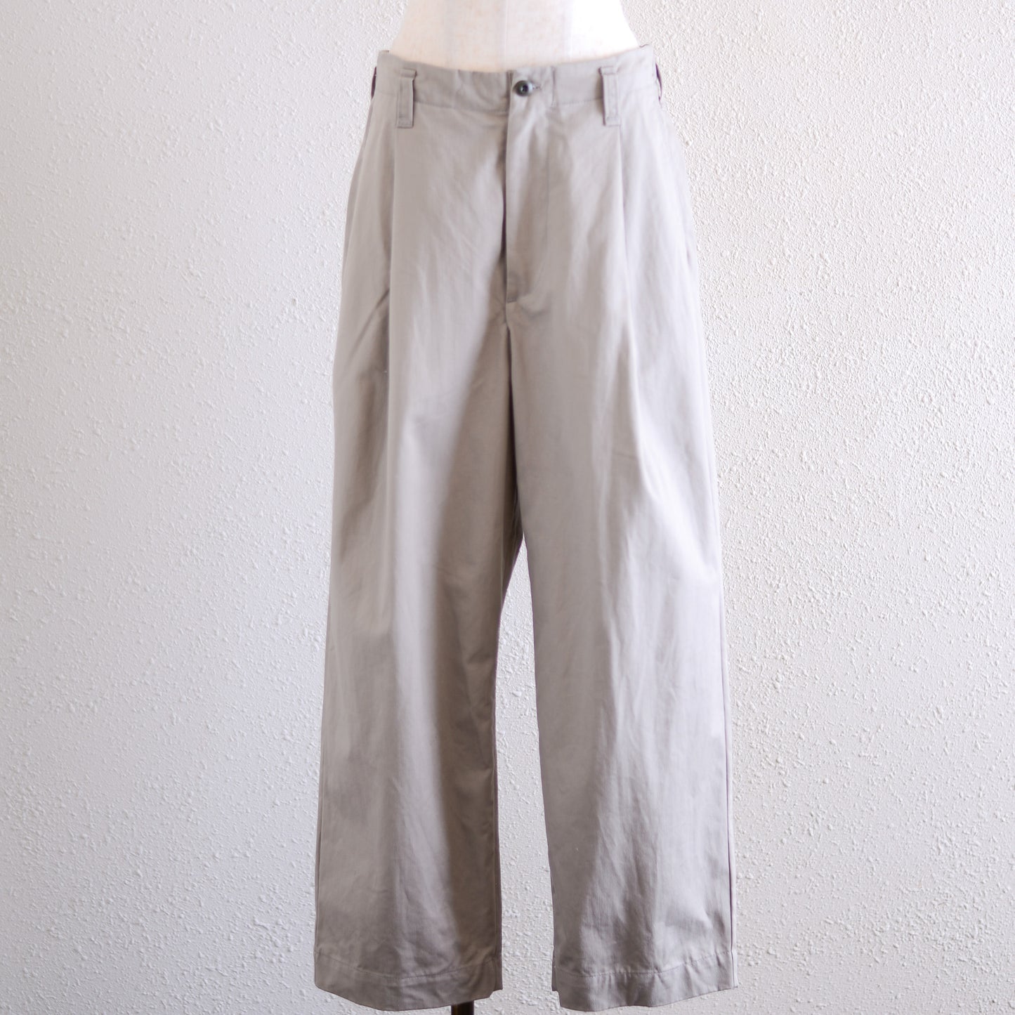 Cotton Tapered Chino Pants Grayge