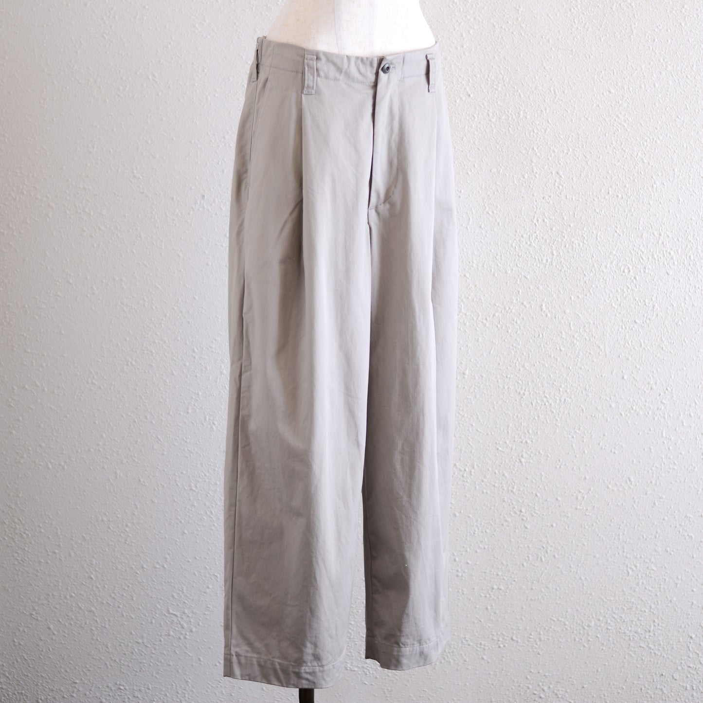 Cotton Tapered Chino Pants Grayge