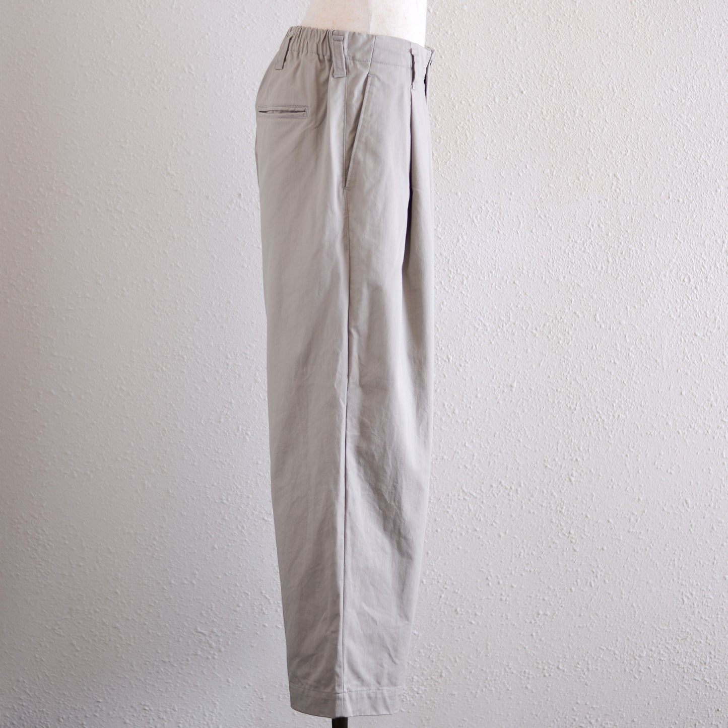 Cotton Tapered Chino Pants Grayge