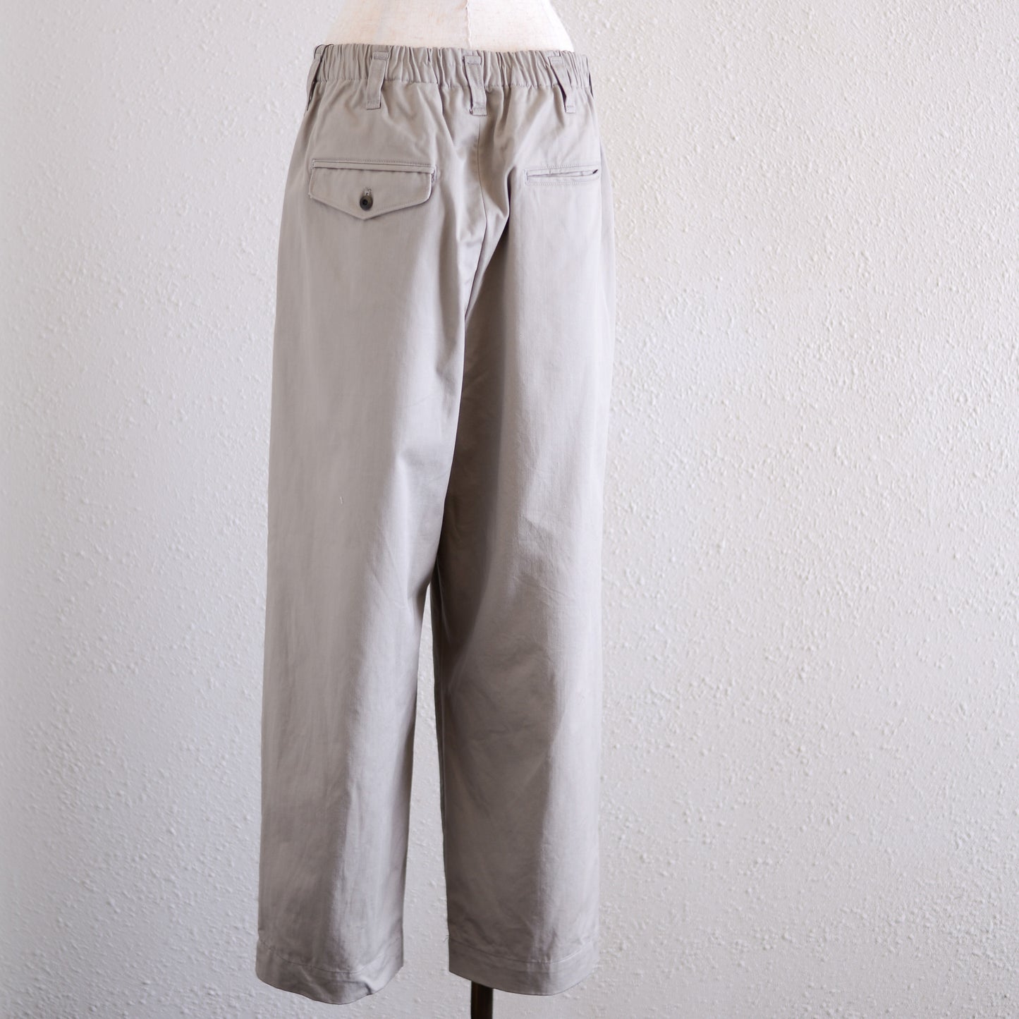 Cotton Tapered Chino Pants Grayge