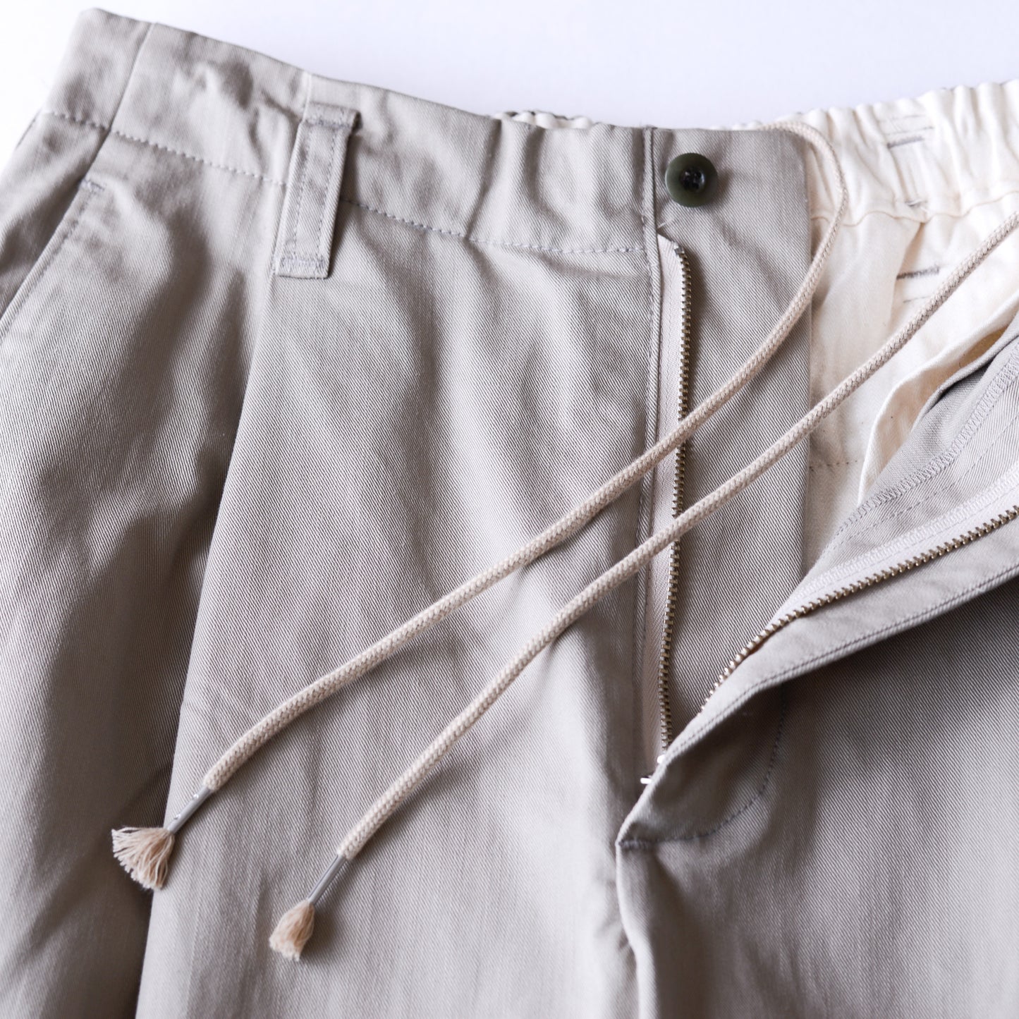 Cotton Tapered Chino Pants Grayge