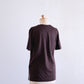 レーヨンオーガニックコットンTシャツ Brown