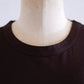 レーヨンオーガニックコットンTシャツ Brown