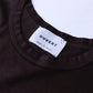 レーヨンオーガニックコットンTシャツ Brown