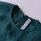 リネンスリーブレスロングワンピース Green