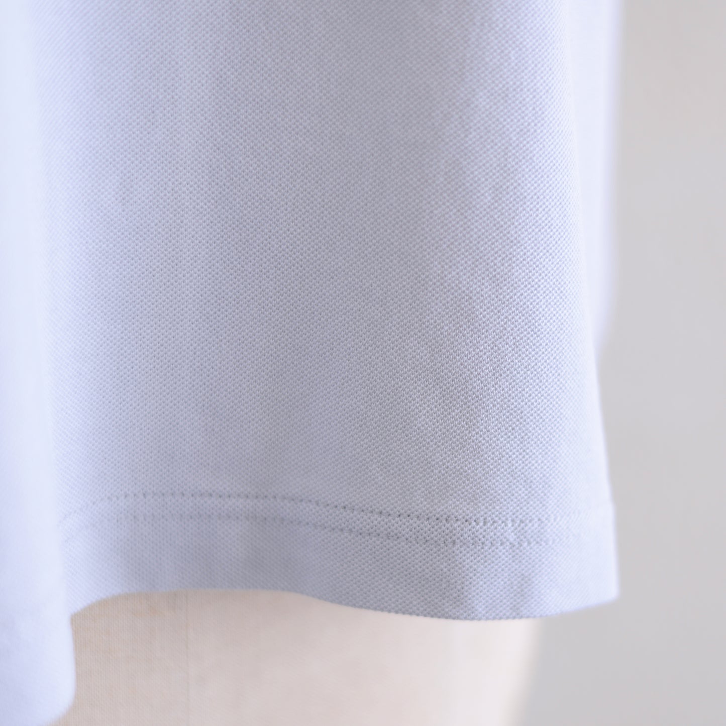 コットン鹿子ラウンドカラープルオーバー Light Gray