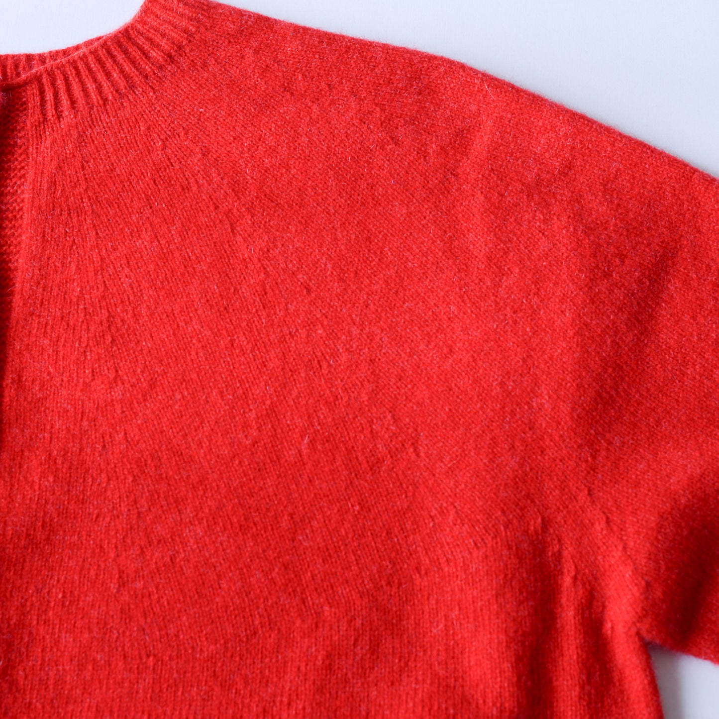 울 캐시미어 2 웨이 카디건 레드