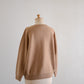 Wool and cashmere two-way cardigan in Camel