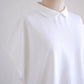 コットン鹿子ラウンドカラープルオーバー Off White
